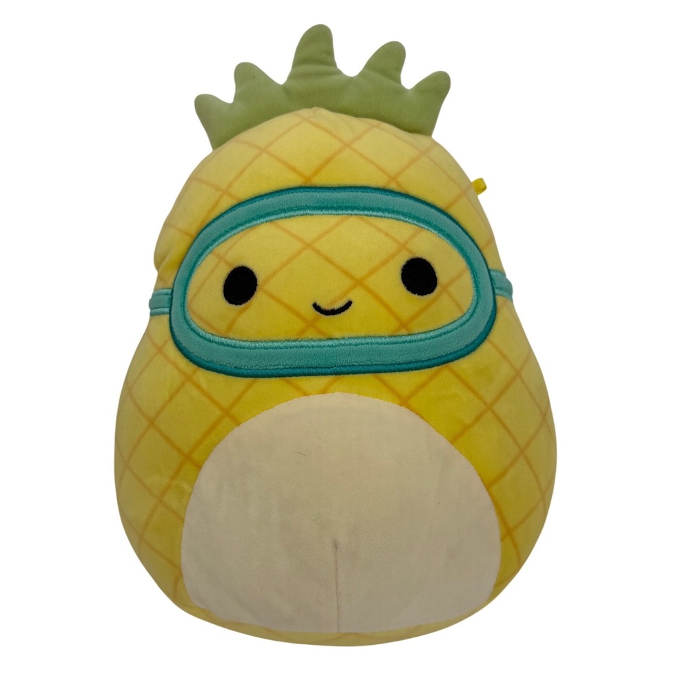 Squishmallows Maui the Pineapple with Snorkeling Goggles 8 Inch Plush Toy 2023‎